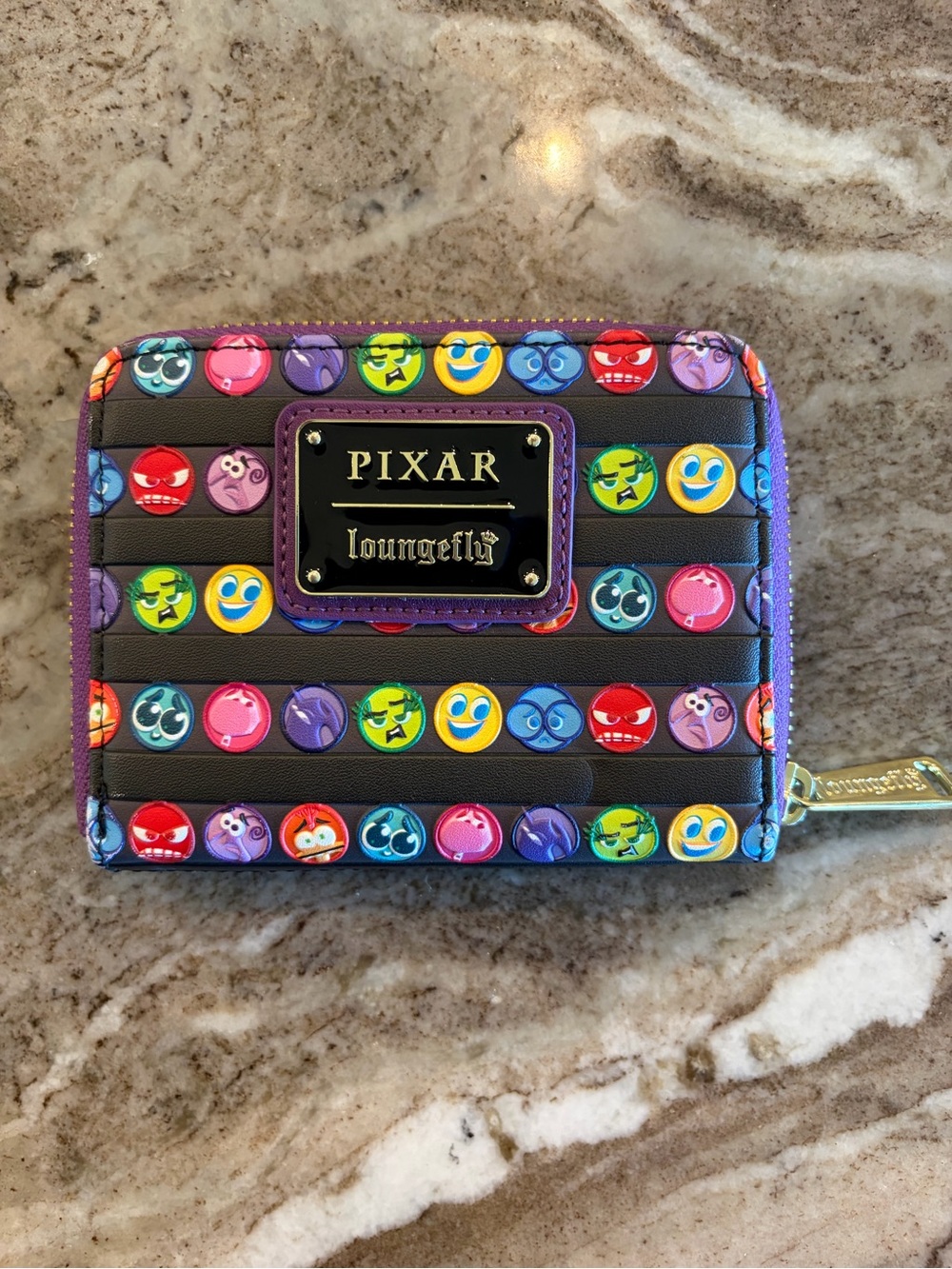 Loungefly Pixar Inside Out 2 Zip Wallet